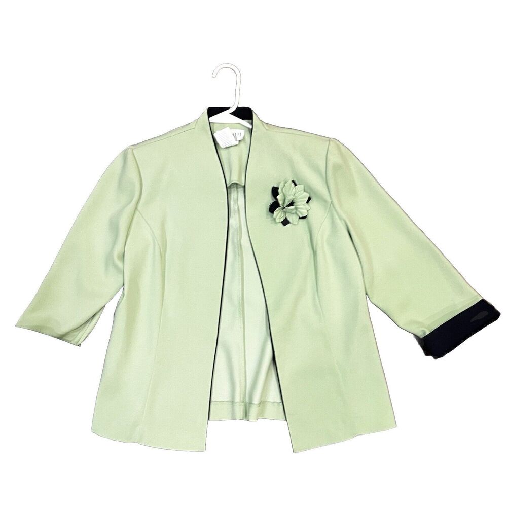 Miss Dorby Women's Pant Suit Size 10 Green 2-Piece Classic